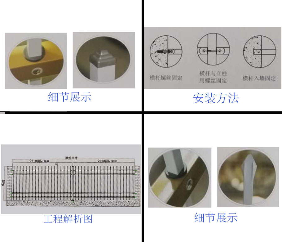 鋅鋼欄桿詳細內容